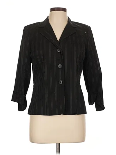 Pre-owned Rafaella Blazer Jacket In Black