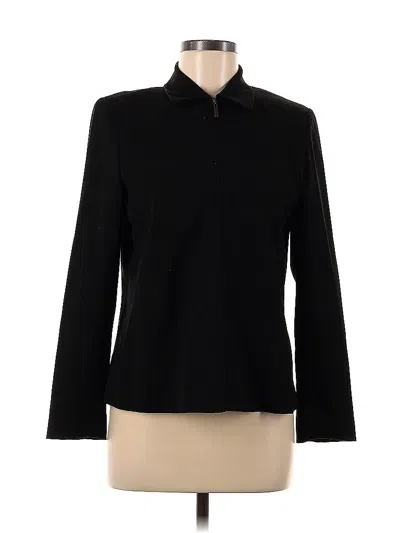 Pre-owned Rafaella Blazer Jacket In Black