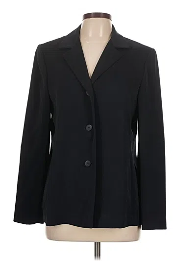Pre-owned Rafaella Blazer Jacket In Black