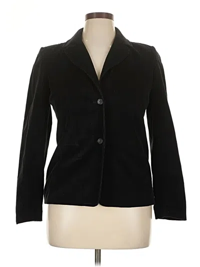 Pre-owned Rafaella Blazer Jacket In Black