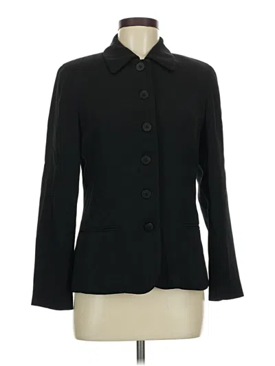Pre-owned Rafaella Blazer Jacket In Black