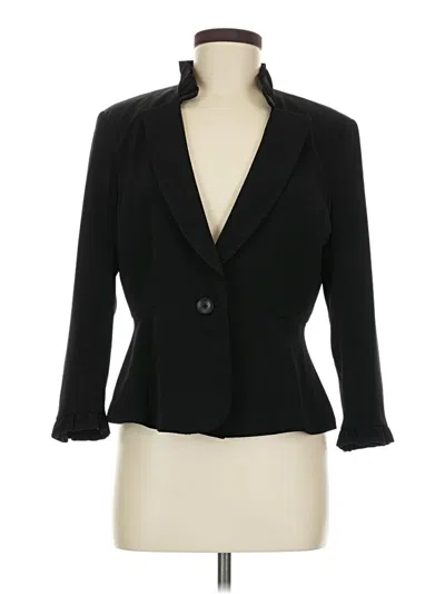 Pre-owned Rafaella Blazer Jacket In Black