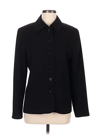 Pre-owned Rafaella Blazer Jacket In Black