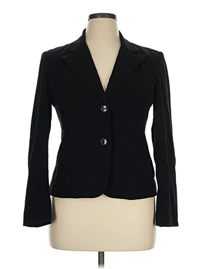 Pre-owned Rafaella Blazer Jacket In Black