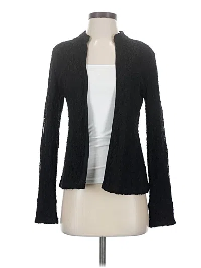 Pre-owned Rafaella Blazer Jacket In Black