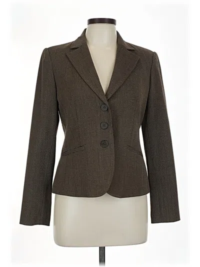 Pre-owned Rafaella Blazer Jacket In Brown
