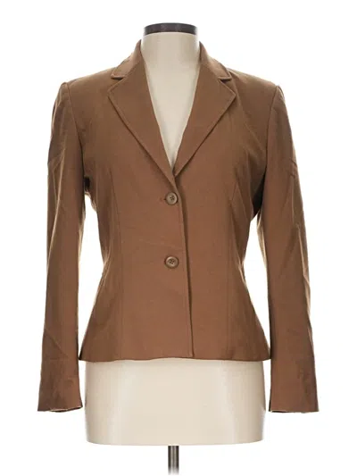 Pre-owned Rafaella Blazer Jacket In Brown