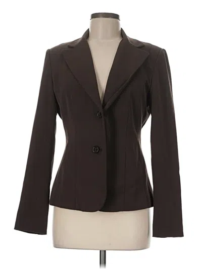 Pre-owned Rafaella Blazer Jacket In Brown