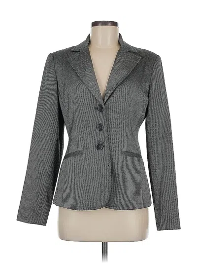 Pre-owned Rafaella Blazer Jacket In Gray
