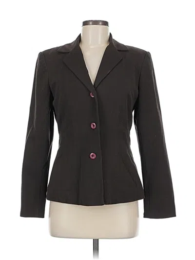 Pre-owned Rafaella Blazer Jacket In Gray