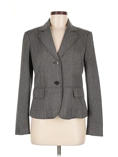 Pre-owned Rafaella Blazer Jacket In Gray