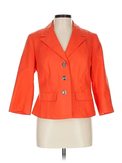 Pre-owned Rafaella Blazer Jacket In Orange