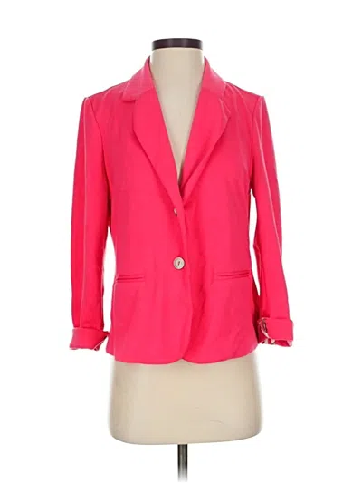 Pre-owned Rafaella Blazer Jacket In Pink