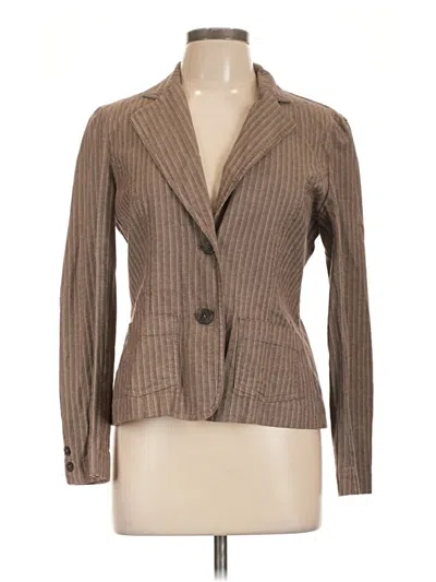 Pre-owned Rafaella Blazer Jacket In Tan