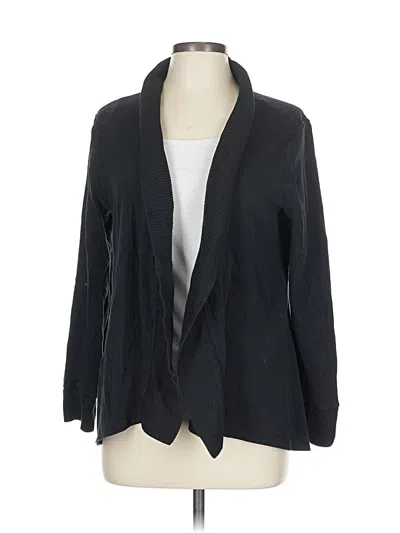 Pre-owned Rafaella Cardigan Sweater In Black