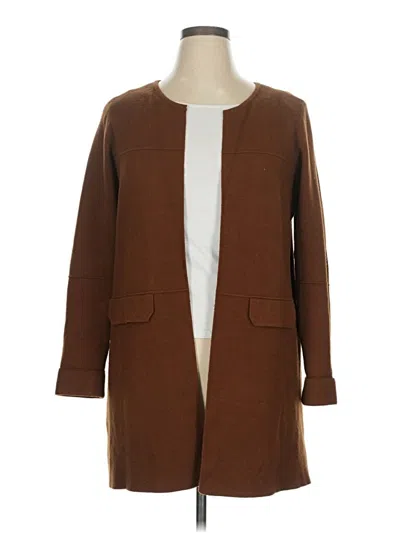 Pre-owned Rafaella Cardigan Sweater In Brown