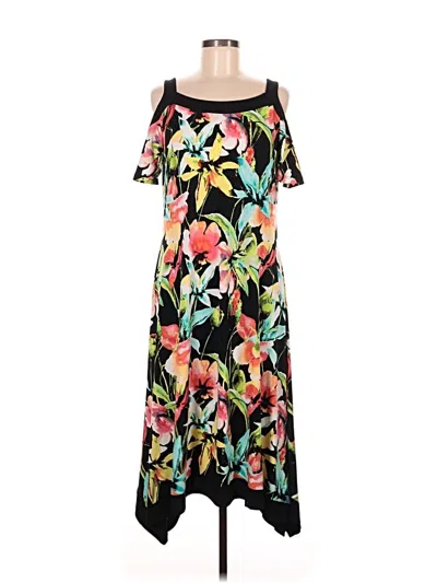 Pre-owned Rafaella Casual Dress In Black