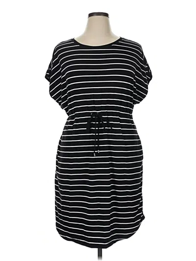 Pre-owned Rafaella Casual Dress In Black