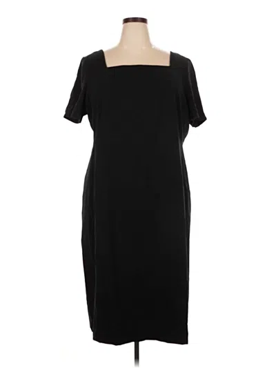 Pre-owned Rafaella Casual Dress In Black