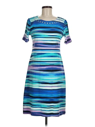 Pre-owned Rafaella Casual Dress In Blue