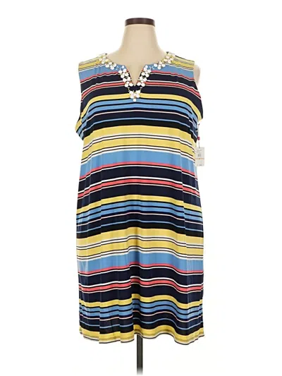 Pre-owned Rafaella Casual Dress In Blue
