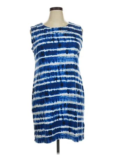Pre-owned Rafaella Casual Dress In Blue