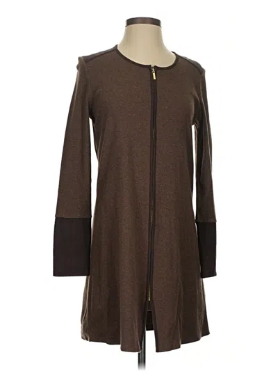 Pre-owned Rafaella Casual Dress In Brown