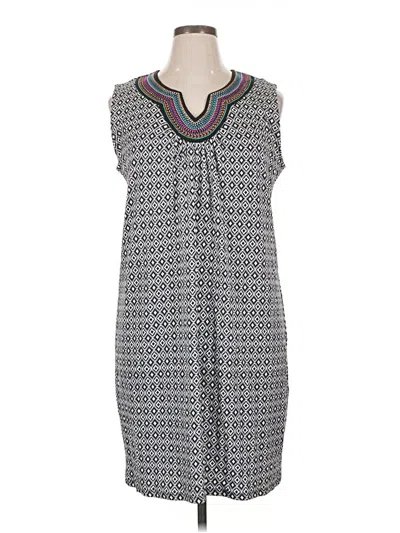 Pre-owned Rafaella Casual Dress In Gray
