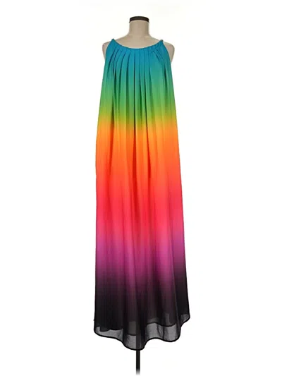 Pre-owned Rafaella Casual Dress In Green
