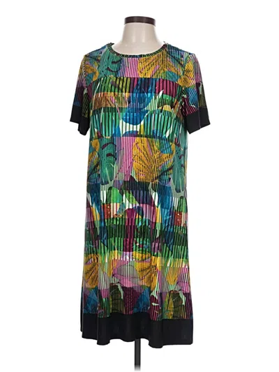 Pre-owned Rafaella Casual Dress In Teal