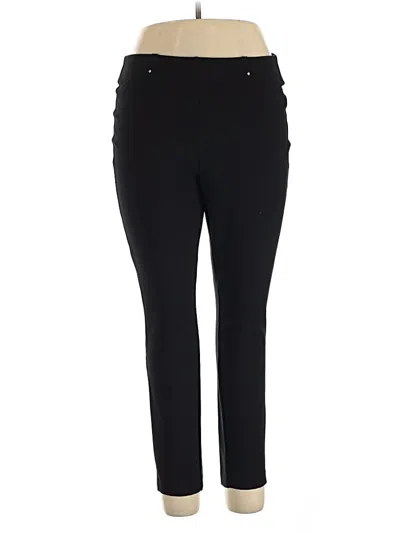 Pre-owned Rafaella Casual Pants In Black