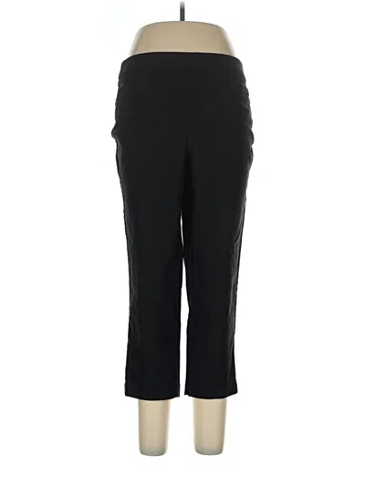 Pre-owned Rafaella Casual Pants In Black