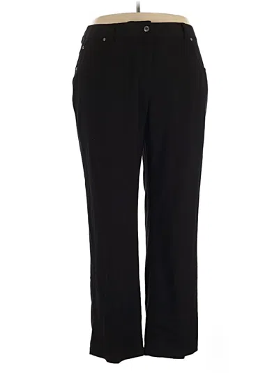 Pre-owned Rafaella Casual Pants In Black