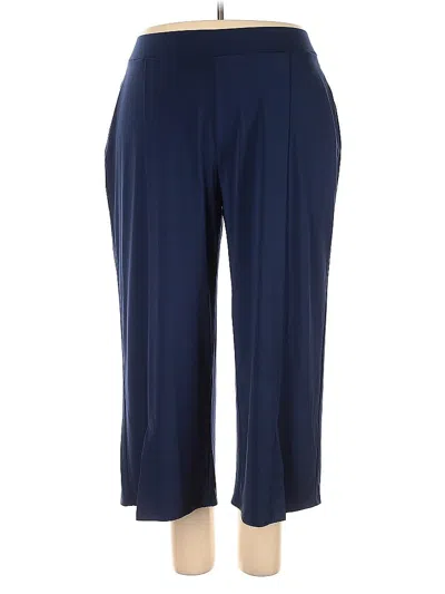 Pre-owned Rafaella Casual Pants In Blue