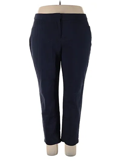 Pre-owned Rafaella Casual Pants In Blue