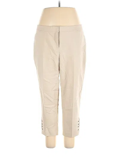 Pre-owned Rafaella Casual Pants In Brown