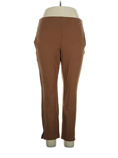 Pre-owned Rafaella Casual Pants In Brown