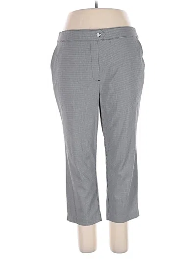 Pre-owned Rafaella Casual Pants In Gray