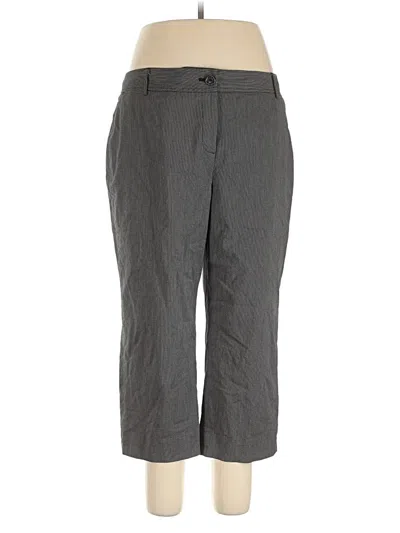 Pre-owned Rafaella Casual Pants In Gray