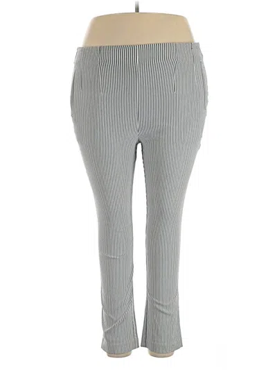 Pre-owned Rafaella Casual Pants In Gray