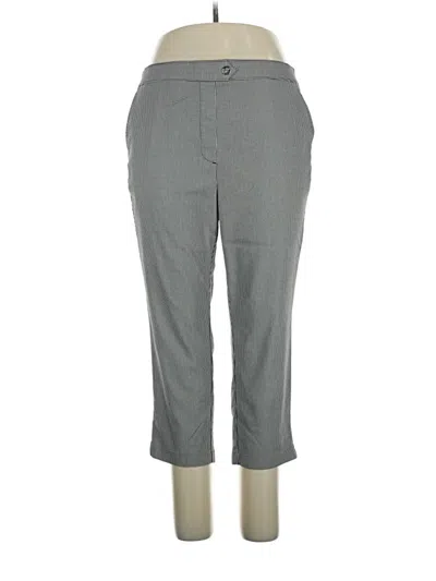 Pre-owned Rafaella Casual Pants In Gray