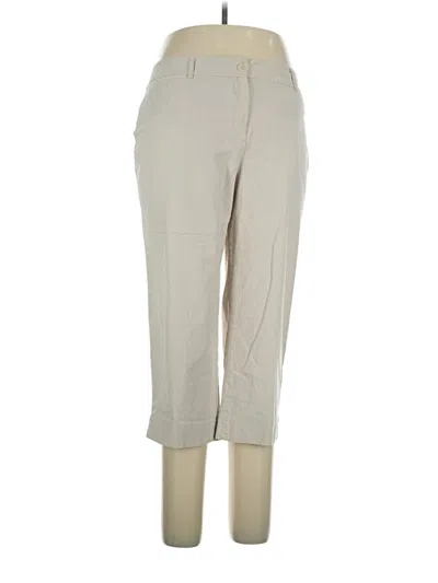 Pre-owned Rafaella Casual Pants In Ivory