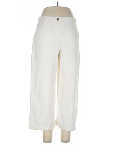 Pre-owned Rafaella Casual Pants In Ivory