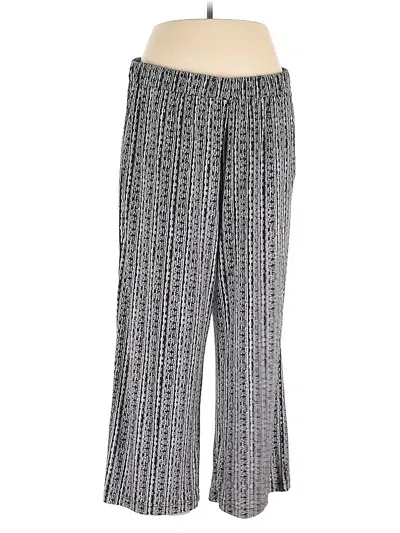 Pre-owned Rafaella Casual Pants In Silver