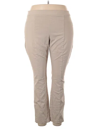 Pre-owned Rafaella Casual Pants In Tan