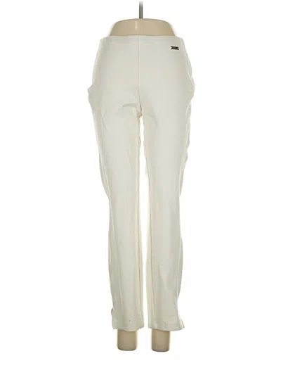 Pre-owned Rafaella Casual Pants In White