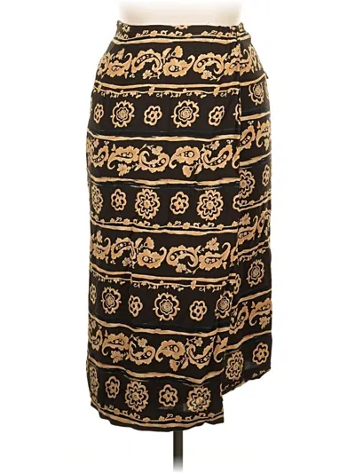 Pre-owned Rafaella Casual Skirt In Gold