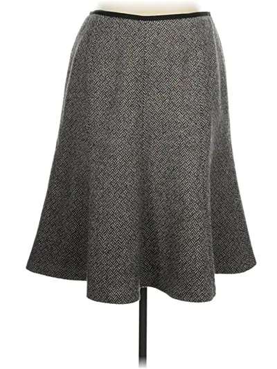 Pre-owned Rafaella Casual Skirt In Gray