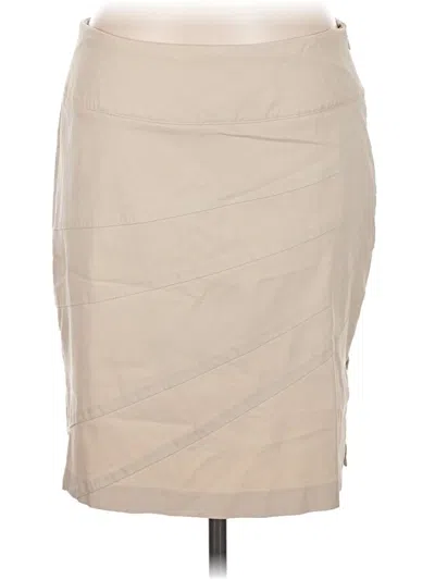 Pre-owned Rafaella Casual Skirt In Tan