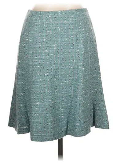 Pre-owned Rafaella Casual Skirt In Teal
